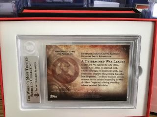 President Abraham Lincoln Cut Handwriting Signed “A.  ” Auto Beckett Authenticated 2
