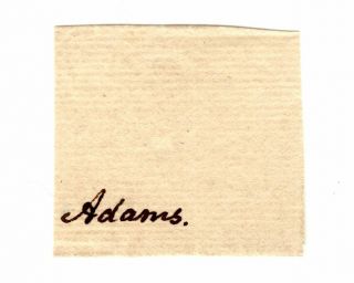 John Quincy Adams - Signature Clip - 6th U.  S.  President
