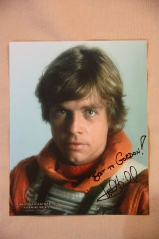 Mark Hamill Star Wars Luke Skywalker Autographed 8x10 Photo