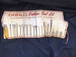 Vintage Oxwall Deluxe Tool Set Made In Usa