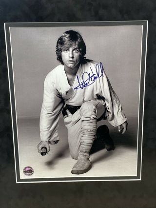 Mark Hamill Luke Skywalker Signed Star Wars 11x14 Official Pix Framed