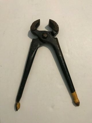 Vintage Blacksmith Nippers Nail Puller Pliers