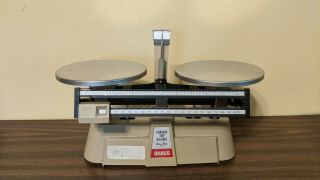 Vintage Ohaus Harvard Trip Balance Mechanical Beam Scale 2kg/5lb
