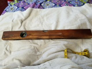 Vintage Stanley No.  0 Level,  28 " Long,  Made From Cherry,  Made In Usa