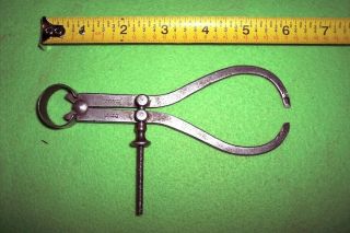 Antique L.  S.  Starrett Athol Mass Patent June 2,  1885 Outside Caliper Tool