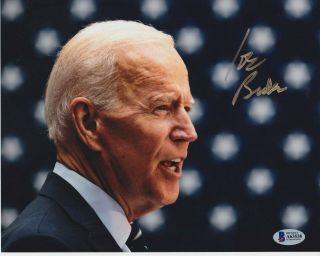 Vice President Joe Biden Signed 8x10 Photo Autograph Beckett Bas Obama A