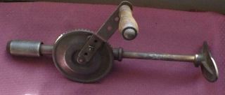 Vintage 2 Speed Pine Knot Breast Drill