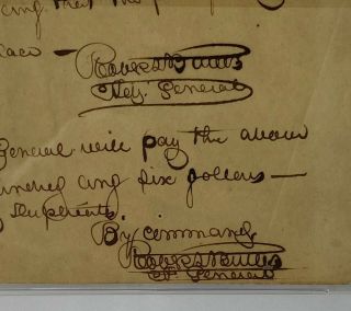 President Andrew Jackson Signed 1815 Handwritten Document PSA/DNA AUTO RARE 2