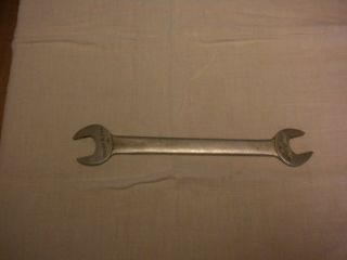 Vintage Craftsman No.  4 V Forged In Usa Combination Wrench 7/8 " & 3/4 "