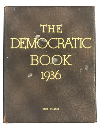 Franklin D Roosevelt Signed Democratic 1936 Book Beckett Bas