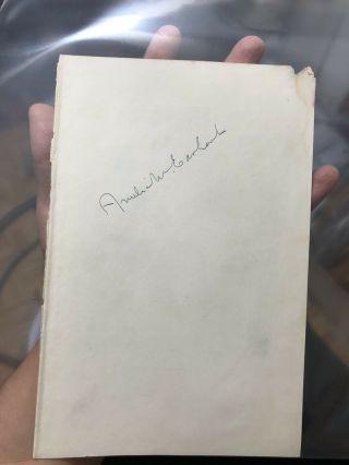 Amelia Earhart Signed Autographed Book Page President Roosevelt Ship Bas Beckett