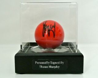 Shaun Murphy Signed Autograph Snooker Ball Display Case Sport Proof &
