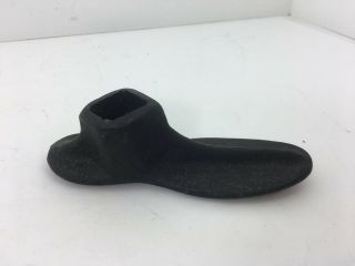 Antique Cobbler Shoemaker Cast Iron Shoe Form