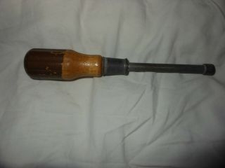 Nut Driver 1/4 Inch With Wood Handle,