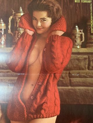 Vintage Playboy — Centerfold Only - Miss February 1962 - Kari Knudsen -