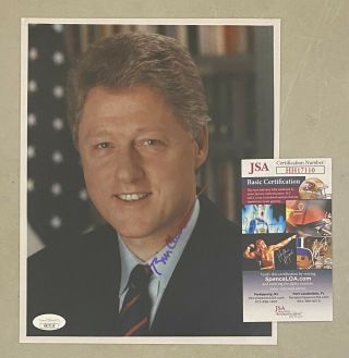 President Bill Clinton Signed 8x10 Photo Autographed Auto Jsa