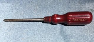 Vintage Stanley Phillips Screwdriver No.  2731 W/ Wood Handle