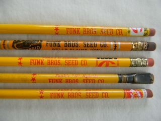Belle Plaine Iowa farm Funks G Hybrid seed corn pencils 2