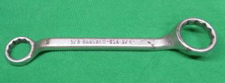 Vintage Barcalo 4 Double Box End Offset Wrench 12 Point 5/8 X 3/4