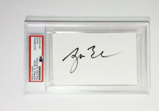 President George W.  Bush Signed Index Card Psa/dna Authentic Auto