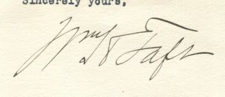 1915 William Howard Taft Typed Letter Signed Re: Pointe - au - Pic Canada Water Supp 2