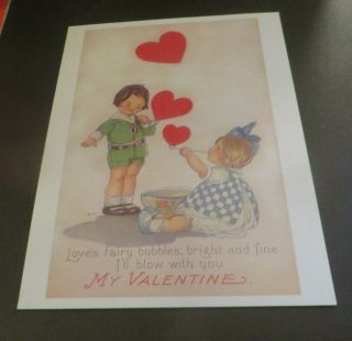 Early 1900s St.  Valentine Day Postcard Collectible Canadausa Vd14