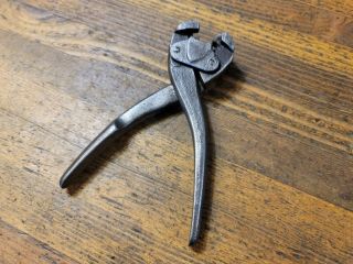 Antique Tools Blacksmith Nippers Tongs Lakeside Farrier Pliers Anvil Forge ☆us