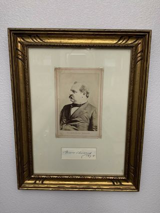 President Grover Cleveland Autograph - 1894