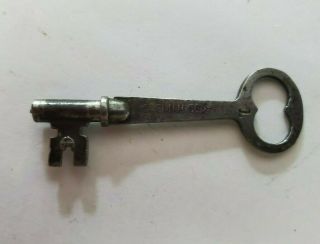 Vintage Antique Penn H.  Co.  1 Steel Skeleton Key 2 5 " Long