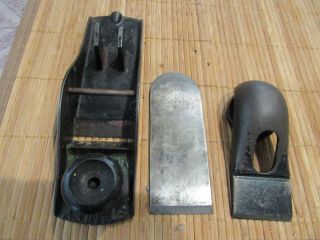 Vintage Stanley No 110 Block Plane With Sweetheart Blade Made In Usa