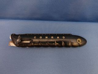 Vintage Conrad Box Cutter Utility Knife Wingnut Razor