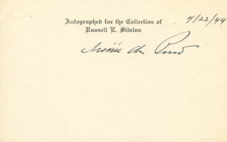 Irenee Du Pont - Signature (s) 04/22/1944