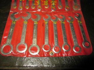 VINTAGE 18 PIECE BOX & OPEN END WRENCH SET MADE IN JAPAN 3