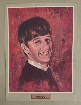 Ringo Starr The Beatles Signed Autograph " Beatle Buddies 