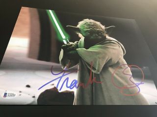 Frank Oz Signed Autograph 11x14 Photo Star Wars Yoda Lucas Ford Beckett Bas X17