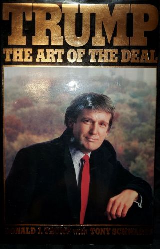 " The Art Of The Deal " 1st Edition Signed By Donald J.  Trump And Ivana Trump