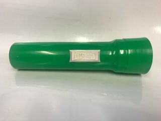 Vintage Everready 2 D Cell Model 2351 Flashlight Green Color Circa.  1989