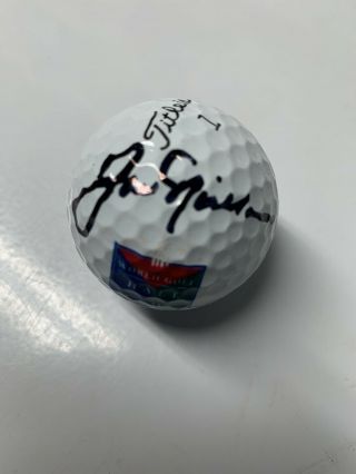Jack Nicklaus Signed World Golf Hall Of Fame Ball Pga Tour Autographed