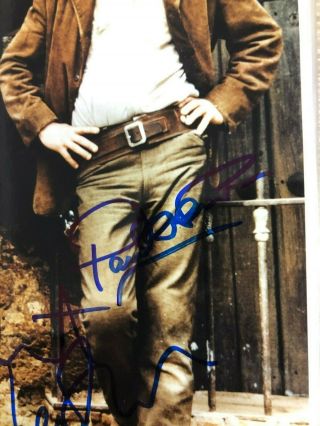 ROBERT REDFORD / PAUL NEWMAN BUTCH CASSIDY AND SUNDANCE SIGNED WITH 3