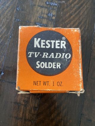 Vintage Kester Tv Radio Solder 1950