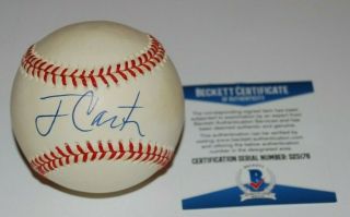 Jimmy Carter Signed Oal Baseball (39th President Of The United States) Beckett