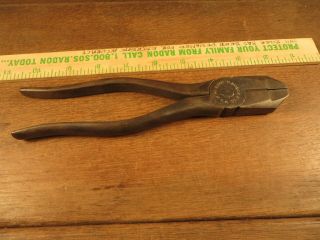 Vintage H.  Boker & Co.  Linemen`s Side Cutting Pliers,  Made In U.  S.  A.