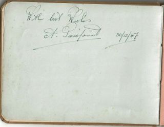 Albert Pierrepoint English Executioner Signed And Dated Autograph 1947