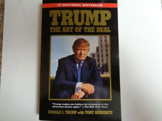 President Donald Trump Autographed Signed The Art Of The Deal Not Autopen