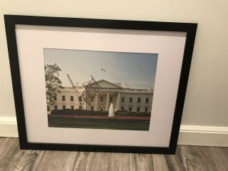 President Donald Trump Framed Signed White House 11x14 Framed Photo Jsa