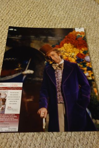 Gene Wilder Signed Autographed Willy Wonka 11x14 Color Photo Jsa Spence