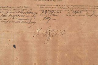 THOMAS JEFFERSON & JAMES MADISON 1804 signed 4 language Document 3