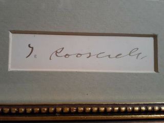 Theodore Roosevelt Signed Autographed 26th U.  S.  President Authenticated Jsa Loa