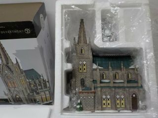 Dept 56 Christmas In The City Cathedral Of St.  Nicholas 59248se Signed