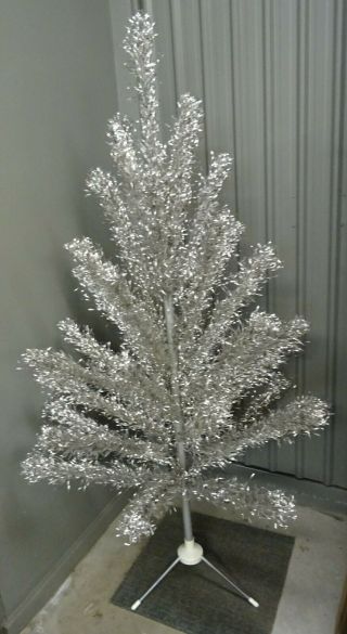 Vintage Aluminium Retro Christmas Tree 170cm 1970 